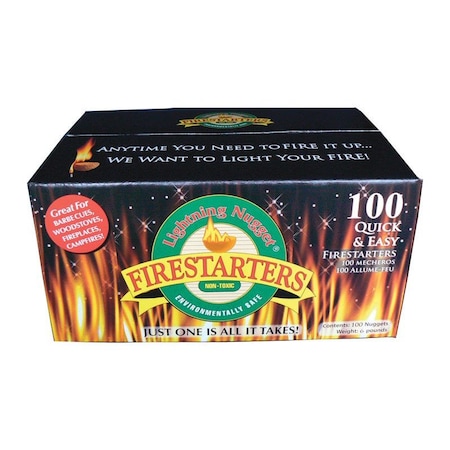 Lightning Nuggets FIRESTARTER 100 COUNT BX N100SEB